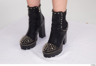 Jessie Clark black rock high heels boots casual foot shoes…